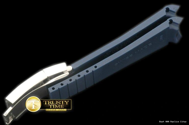 Good Copy Rolex Watches – Insignia Strap 18 with Clasp 20 Rubber Dark ROLACC021C Blue 1031